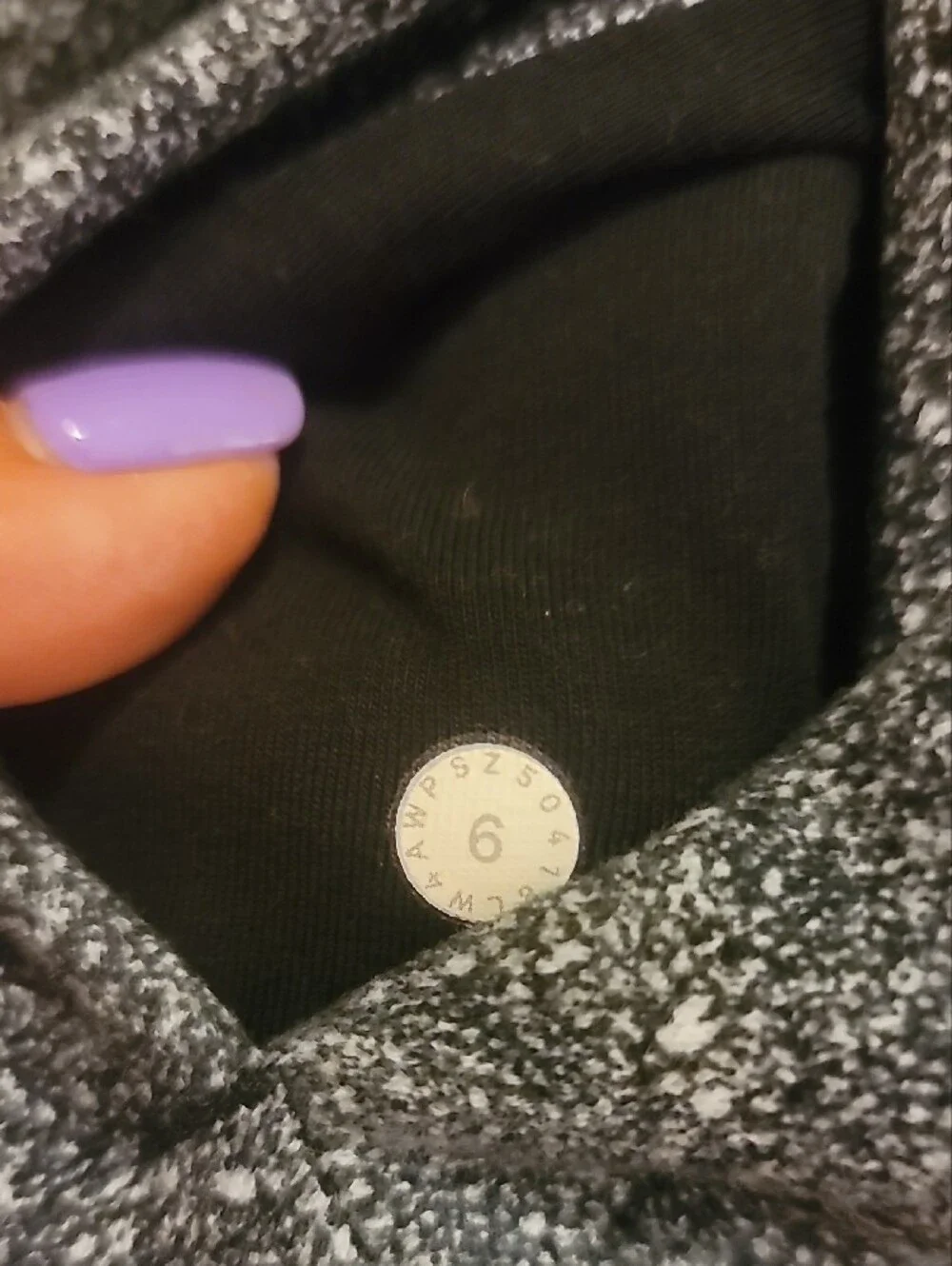 lululemon athletica Women's Black Speckled Full-Zip Hoodie